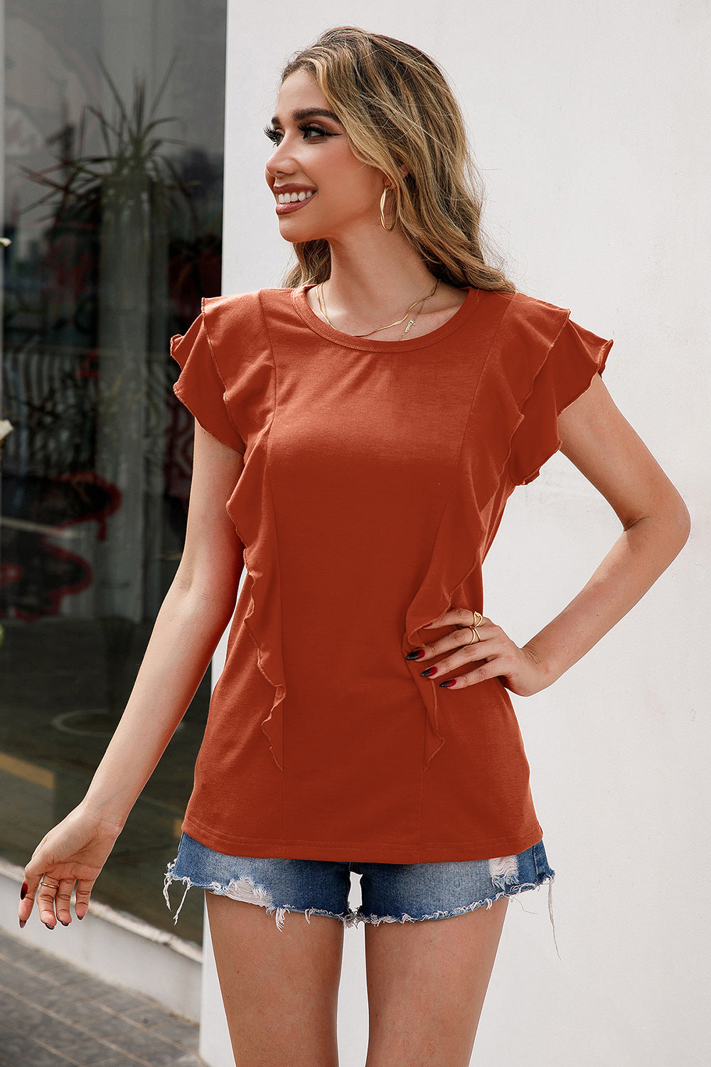 Flutter Sleeve Tee