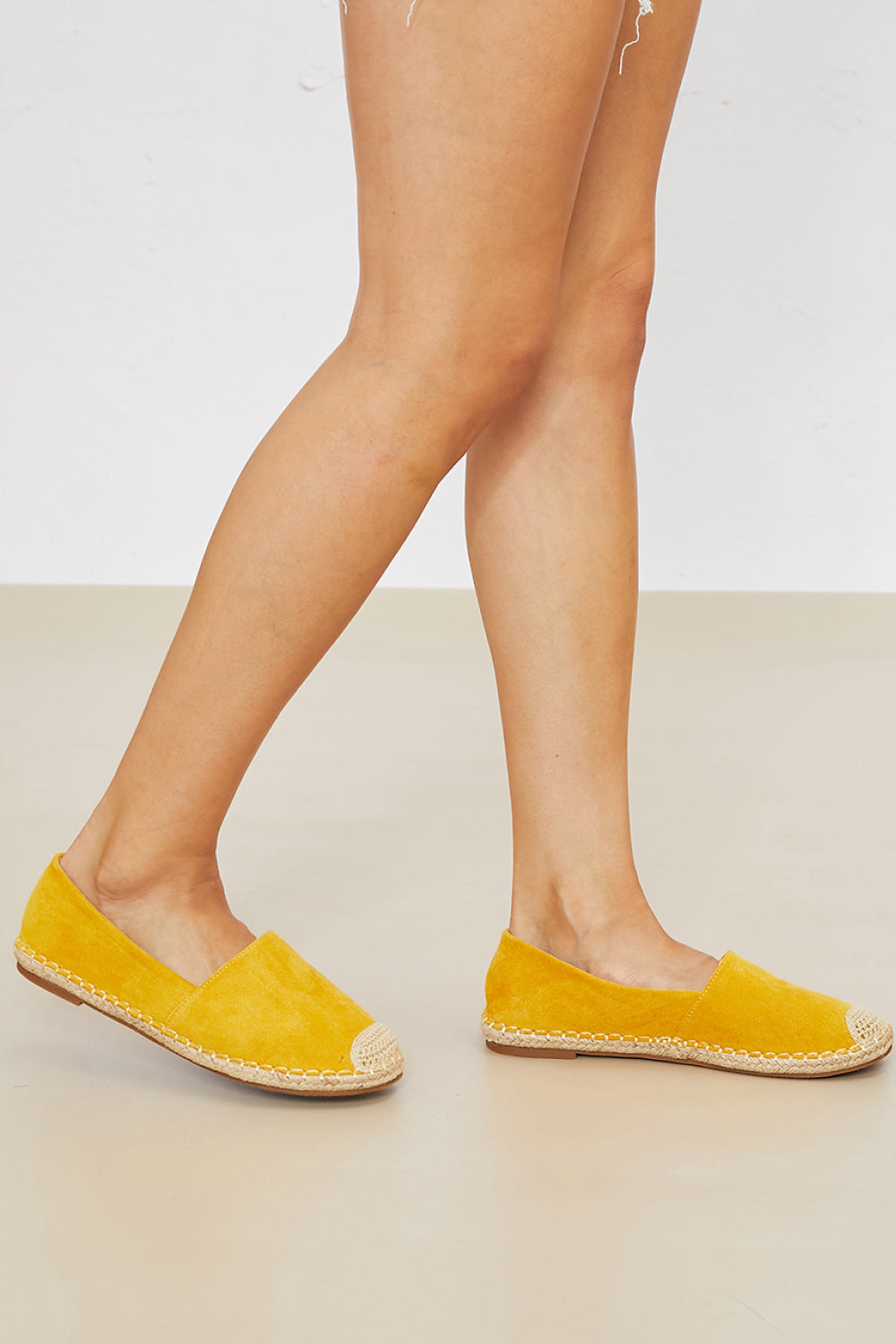 WeeBoo In Step Espadrille Slip-On Flats in Yellow