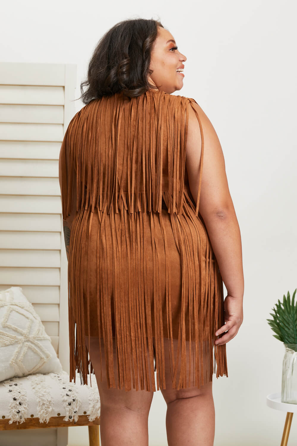 Vocal Shake It Up Full Size Fringe Dress