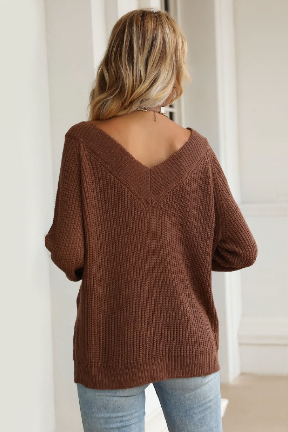 V-Back V-Neck Sweater