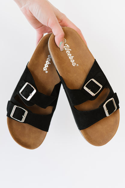 WeeBoo Walk with Me Buckled Soft Footbed Sandals