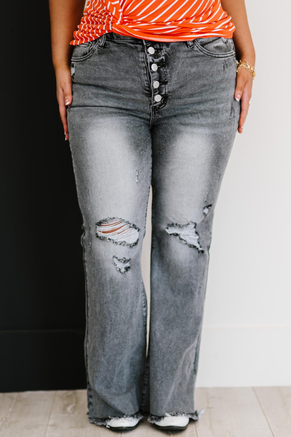 Risen Hometown Girl Full Size Run Flare Jeans