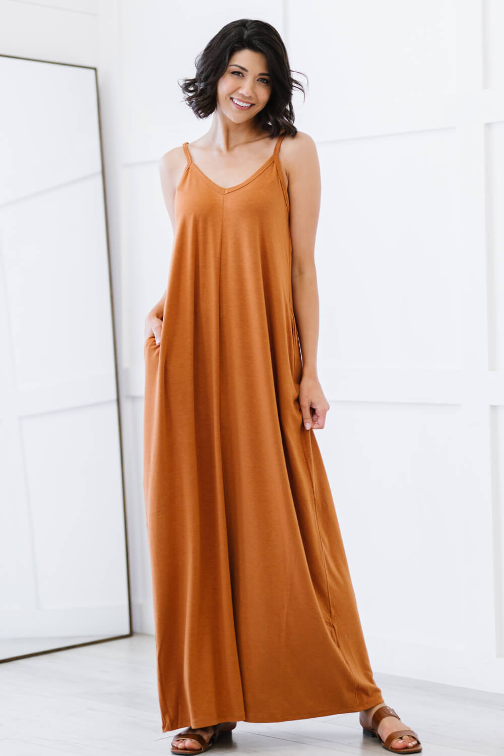 Zenana Beach Vibes Full Size Cami Maxi Dress