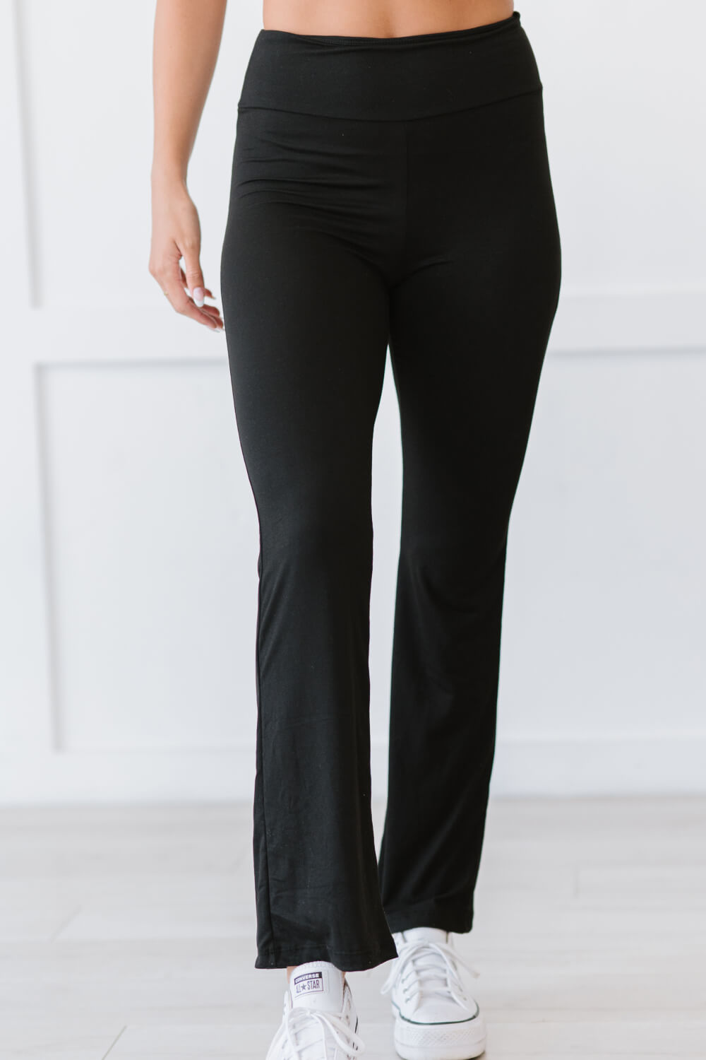 Zenana Best Shot Full Size High-Waist Flare Yoga Pants