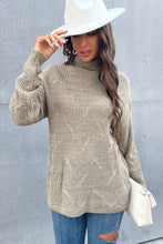 Load image into Gallery viewer, Chunky Knit Turtleneck Sweater
