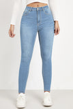 High-Rise Skinny Jeans with Pockets