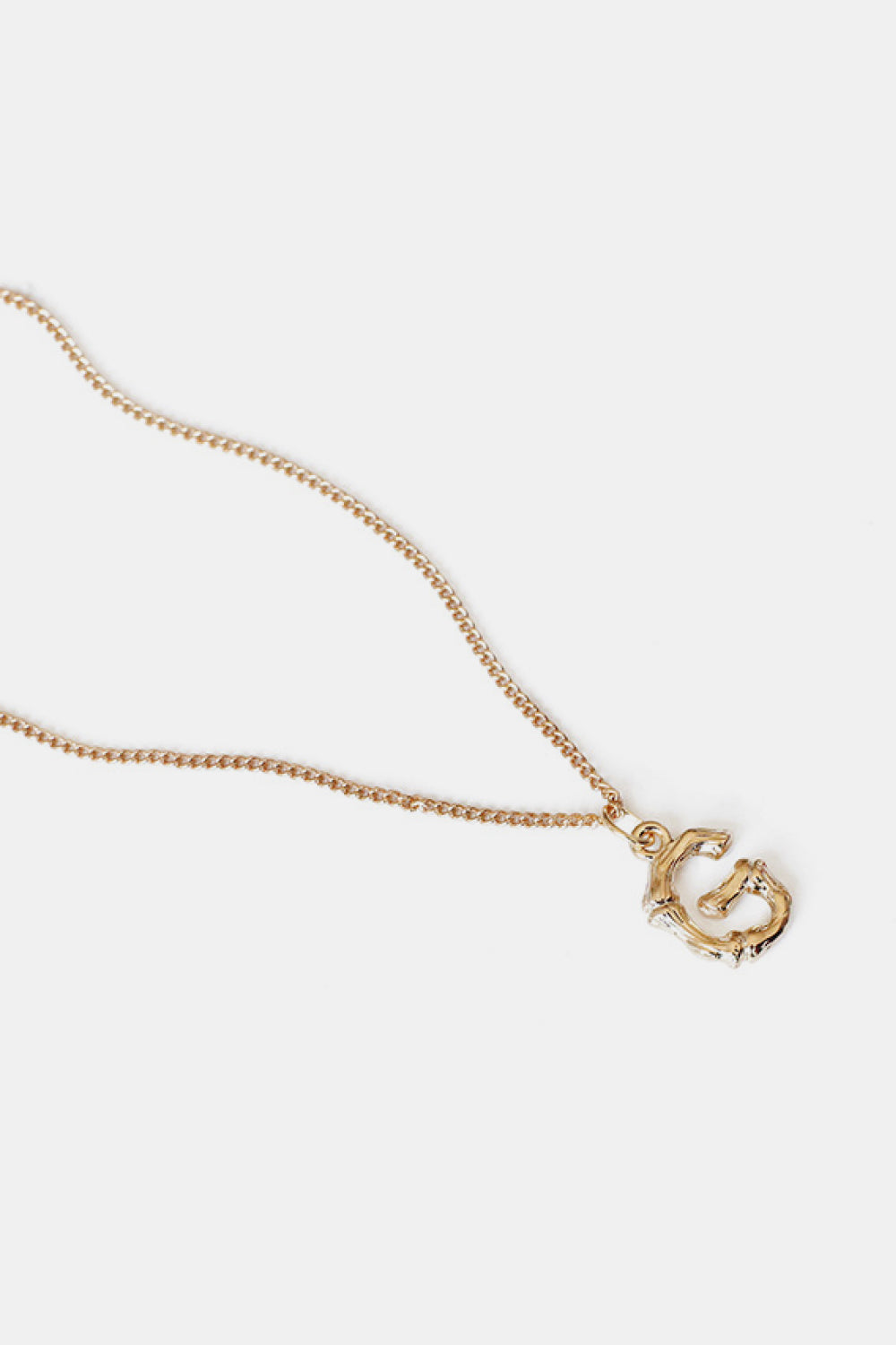 A-M Letter Pendant Necklace