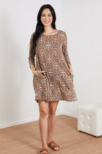 Load image into Gallery viewer, Jade By Jane Swirls and Twirls Full Size Printed Dress
