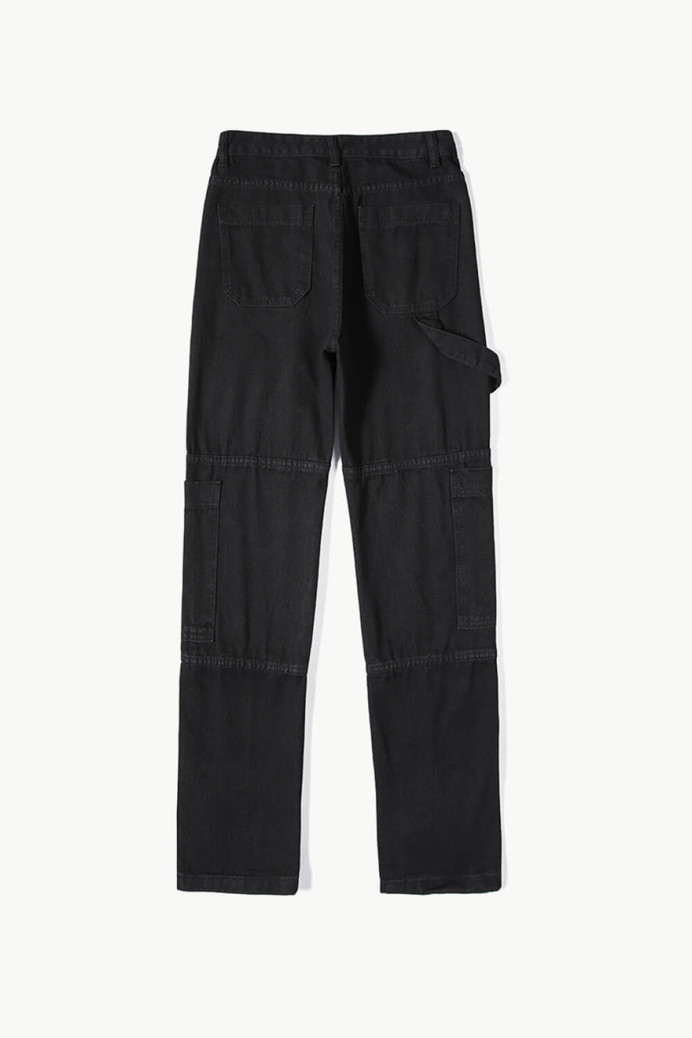 High-Rise Wide Leg Cargo Jeans