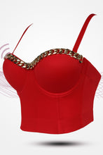 Load image into Gallery viewer, Chain Trim Bustier
