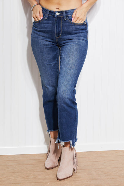 Judy Blue Full Size Emma Cropped Boot Cut Jeans