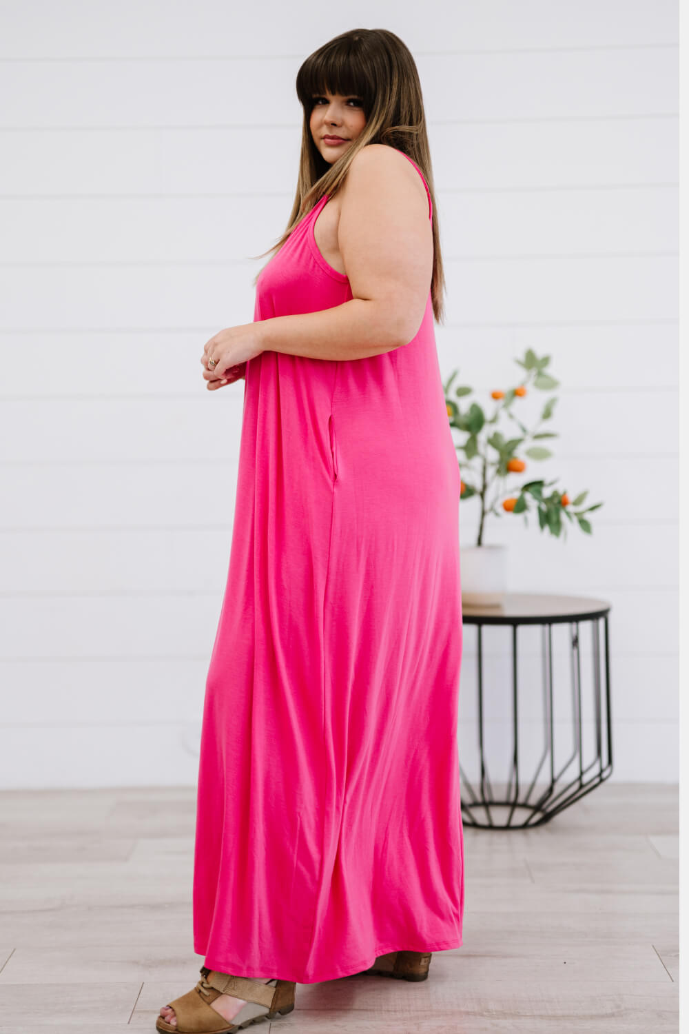 Zenana Beach Vibes Full Size Cami Maxi Dress