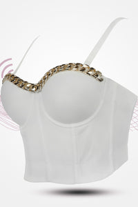 Chain Trim Bustier