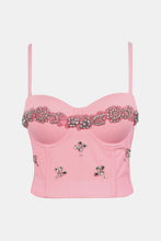 Load image into Gallery viewer, Rhinestone Applique Bustier
