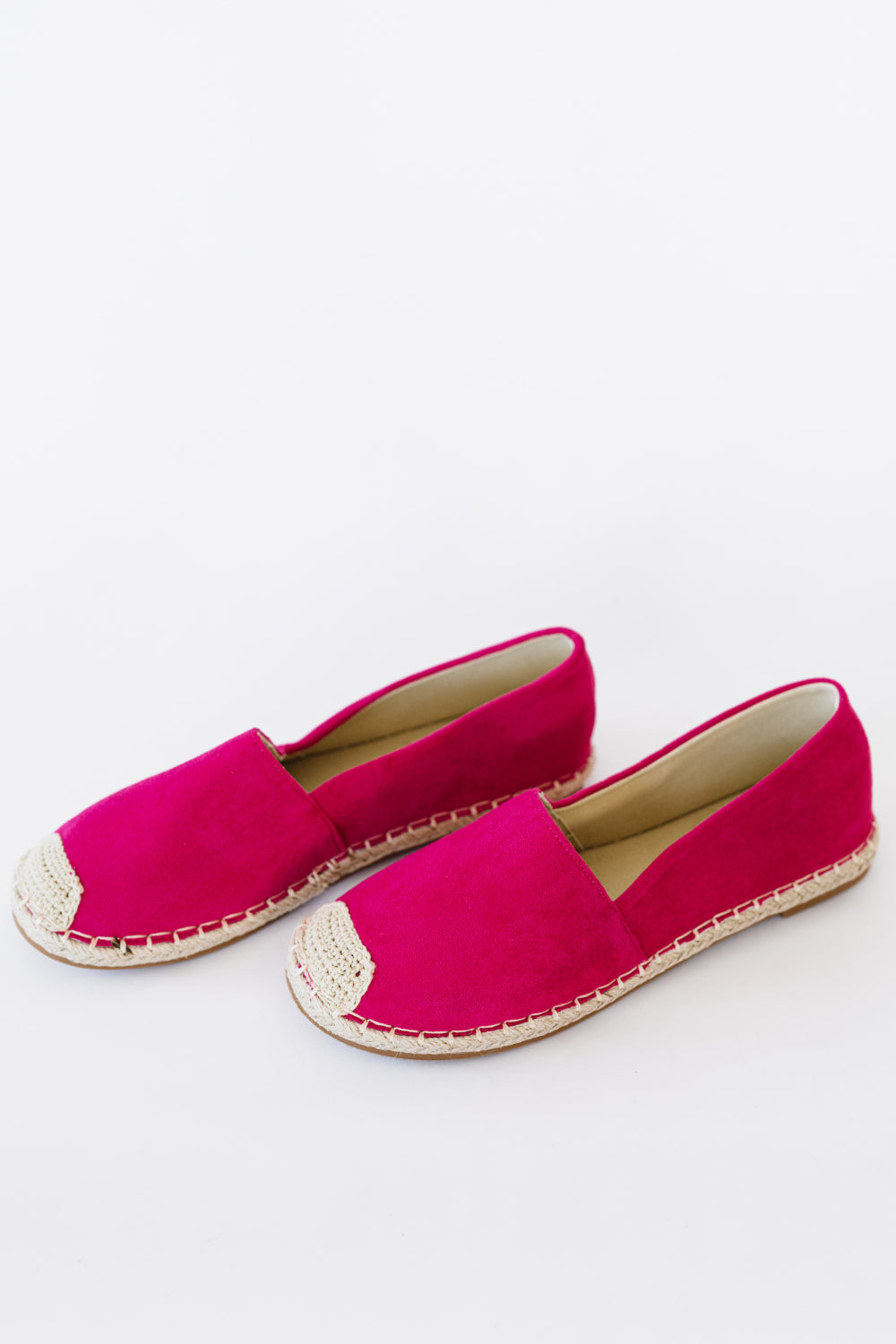 WeeBoo In Step Espadrille Slip-On Flats in Fuchsia