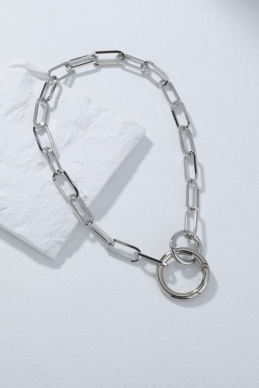 Circle Back Chain-Link Necklace