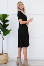 Load image into Gallery viewer, P &amp; Rose Full Size Majestically Yours Eyelet Square Neck Dress
