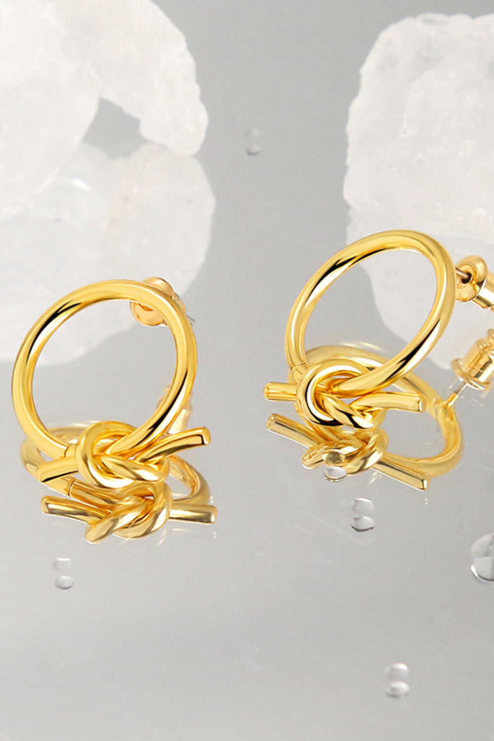 Stylish & Chic Knot Hoop Earrings