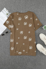 Load image into Gallery viewer, Plus Size Dandelion Print Tee Shirt
