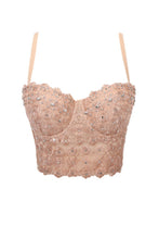 Load image into Gallery viewer, Beaded Lace Bustier
