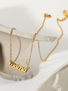 MAMA Letter Chain Necklace