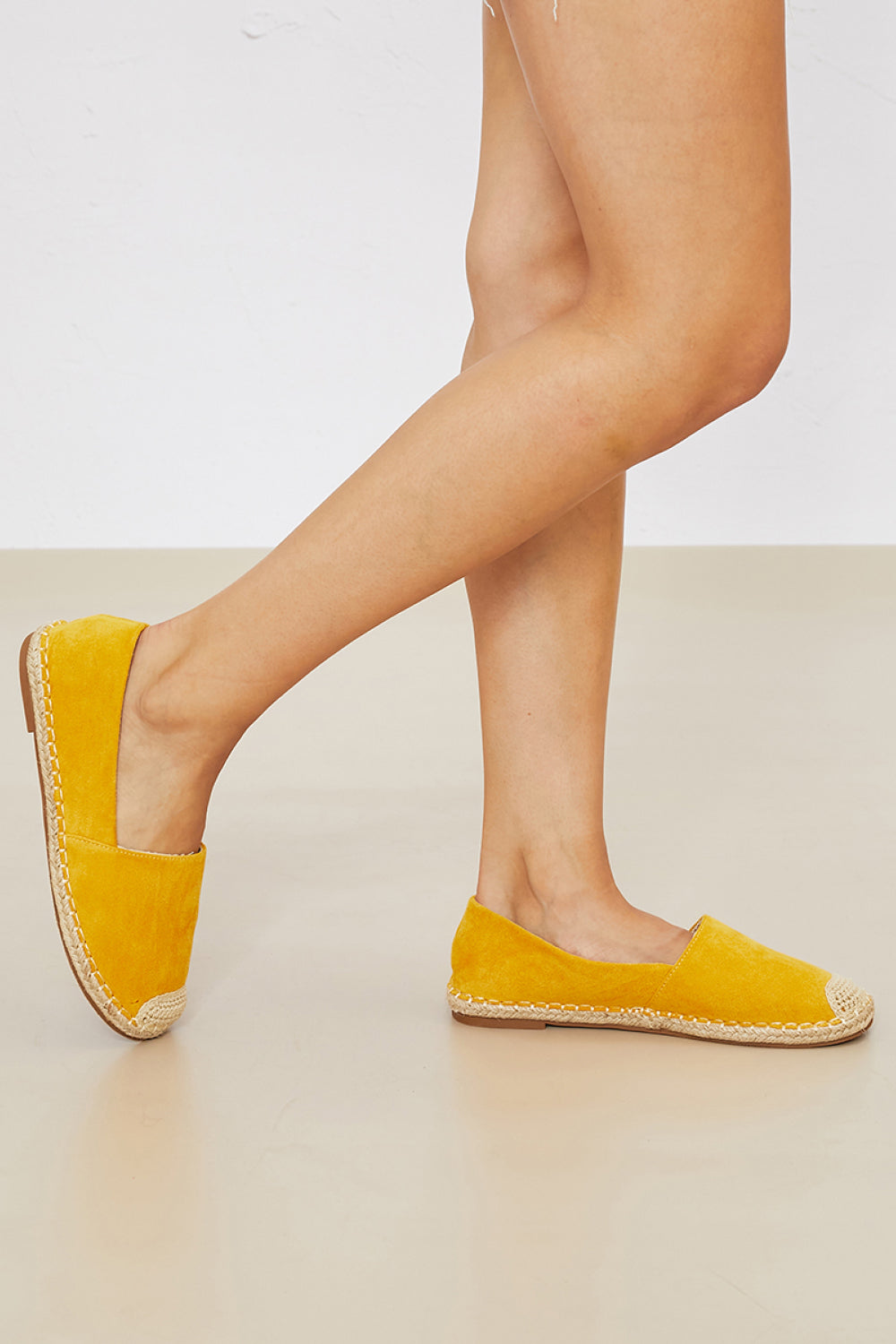 WeeBoo In Step Espadrille Slip-On Flats in Yellow