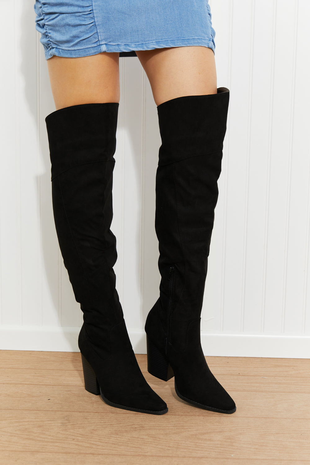 Qupid Skyline Over-the-Knee Boots