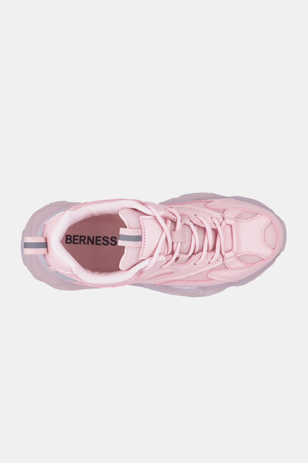 Berness Chunky Sole Athletic Sneakers in Pink