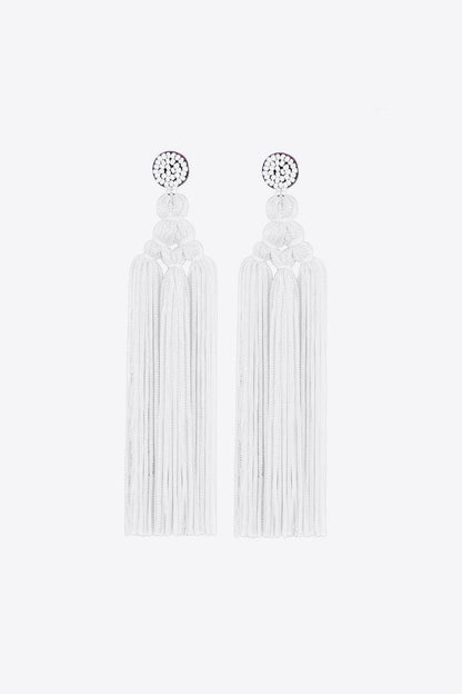 Beaded Tassel Earrings