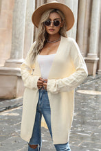 Load image into Gallery viewer, Long Sleeve Open Front Duster Cardigan
