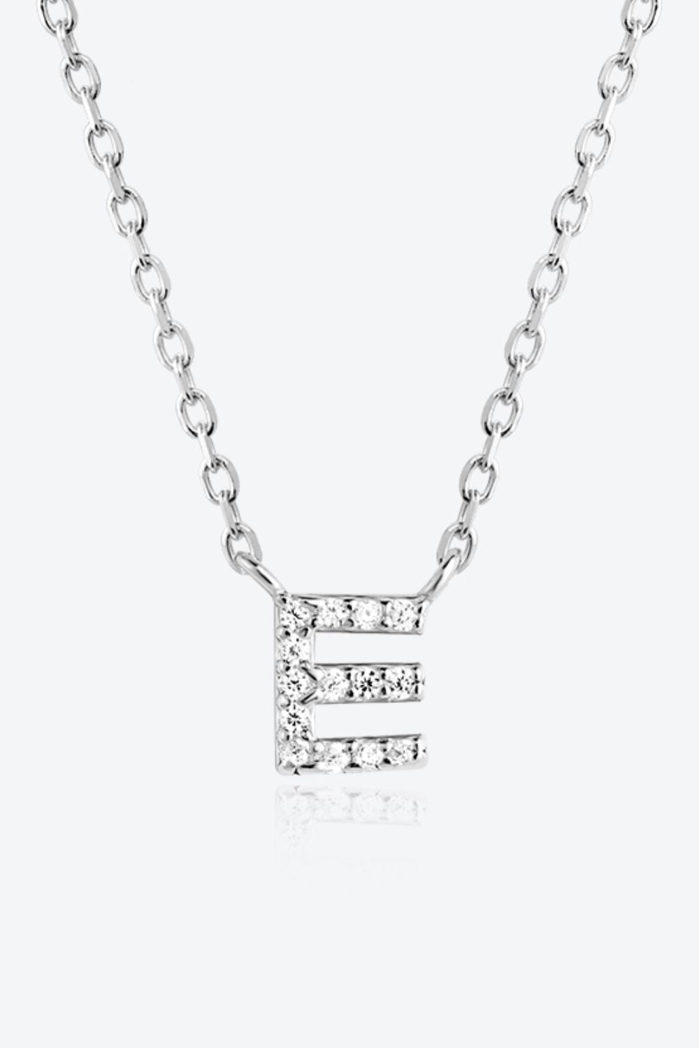 A To F Zircon 925 Sterling Silver Necklace