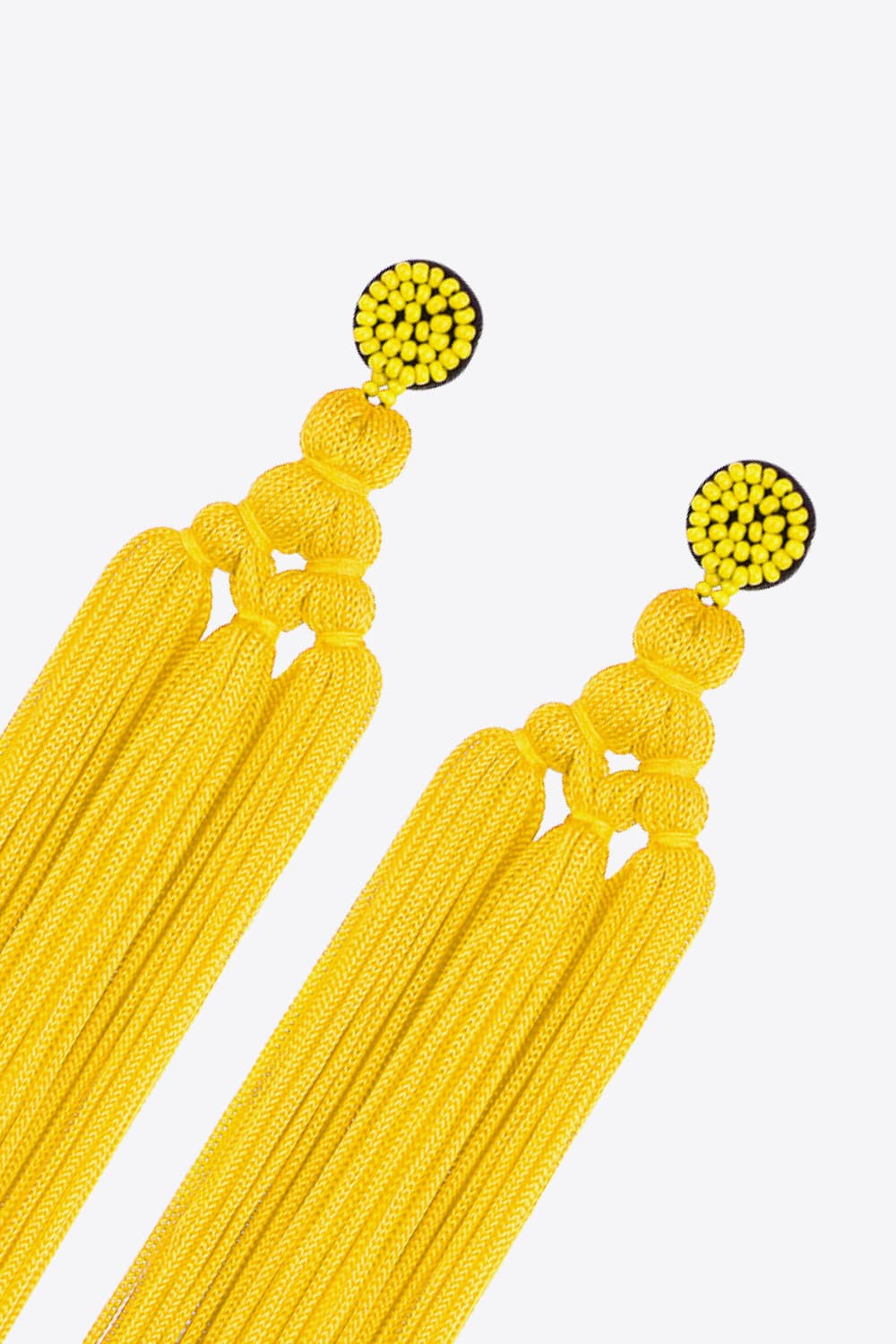 Beaded Tassel Earrings