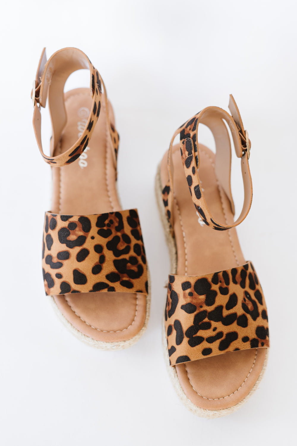 WeeBoo Every Step Espadrille Platform Sandal in Leopard