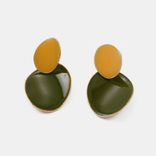 Load image into Gallery viewer, Hello Honey Two-Tone Layered Drop Earrings
