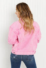 Load image into Gallery viewer, Andree by Unit Starstruck Full Size Sequin Star Patch Denim Jacket
