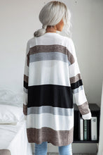 Load image into Gallery viewer, Striped Longline Cardigan
