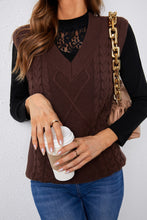 Load image into Gallery viewer, Mock Neck Lace Detail Long Sleeve Tee
