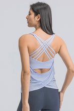 Load image into Gallery viewer, Cross Sports Bra Wrap Tank Top
