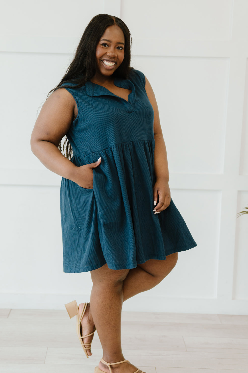 Sew In Love Weekday Wonder Full Size Run Babydoll Dress