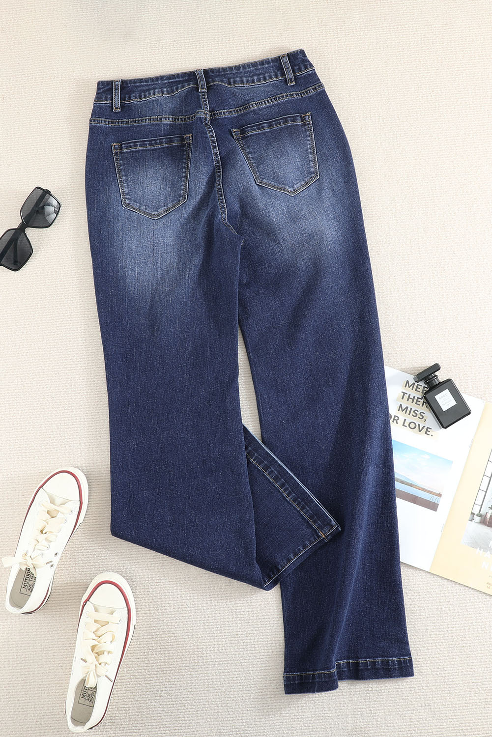 High Rise Wide Leg Jeans