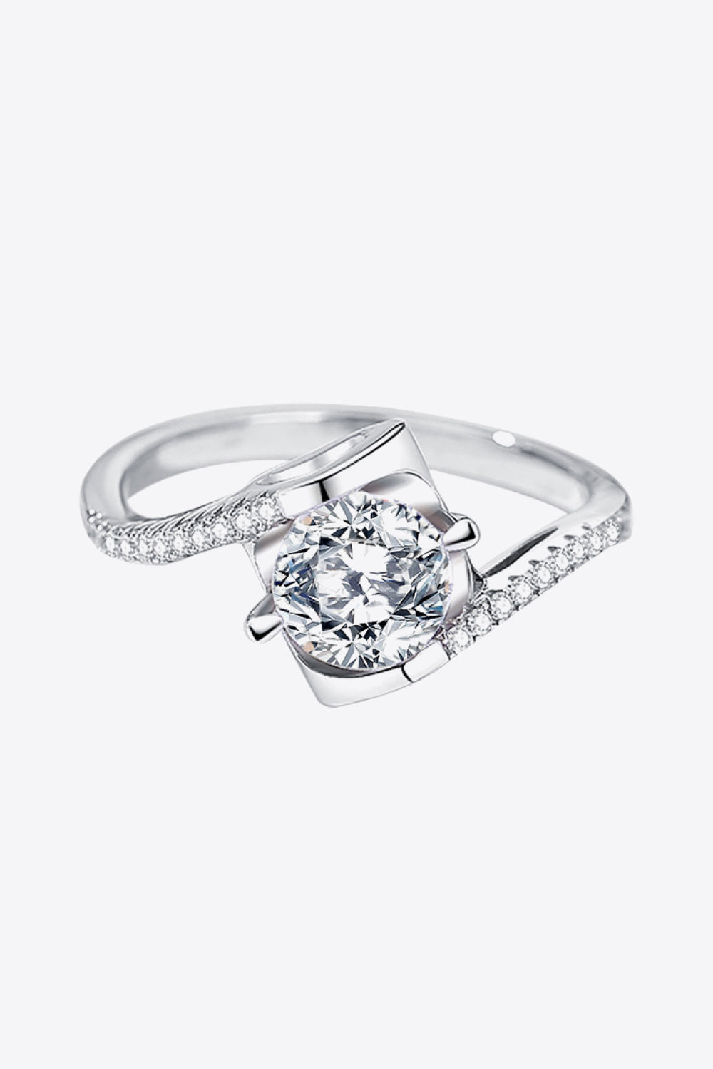 Darling You 925 Sterling Silver Moissanite Ring