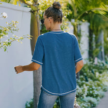 Load image into Gallery viewer, Contrast Trim Raglan Sleeve T-Shirt
