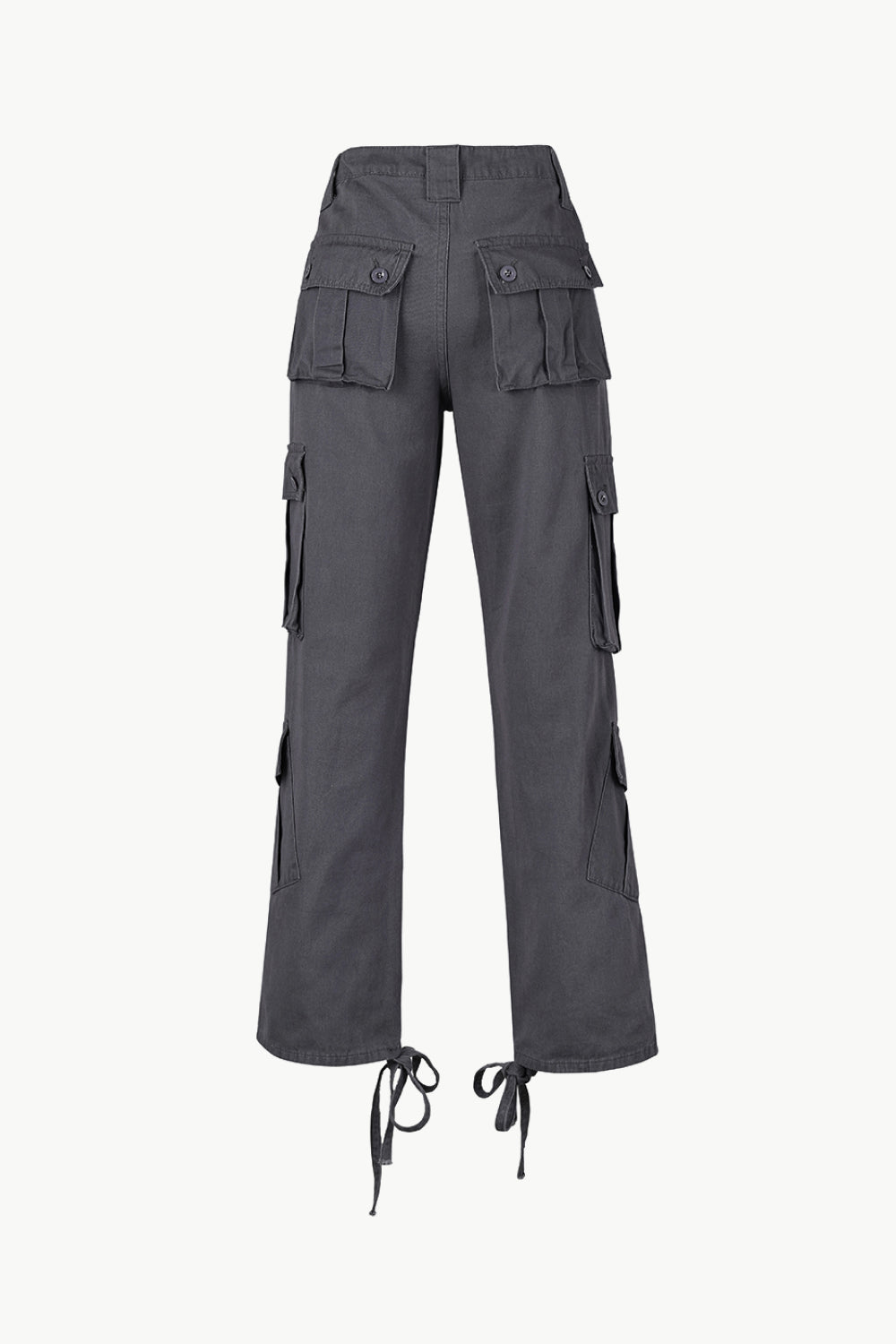 Ankle-Tie Cargo Pants