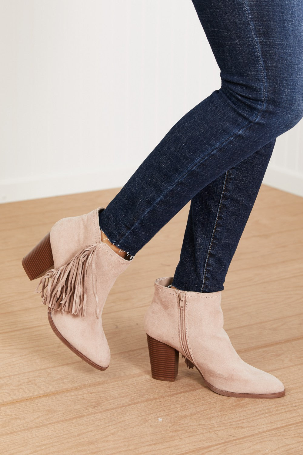 East Lion Corp It's Always Been You Tassel Detail Booties