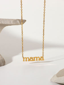 MAMA Letter Chain Necklace