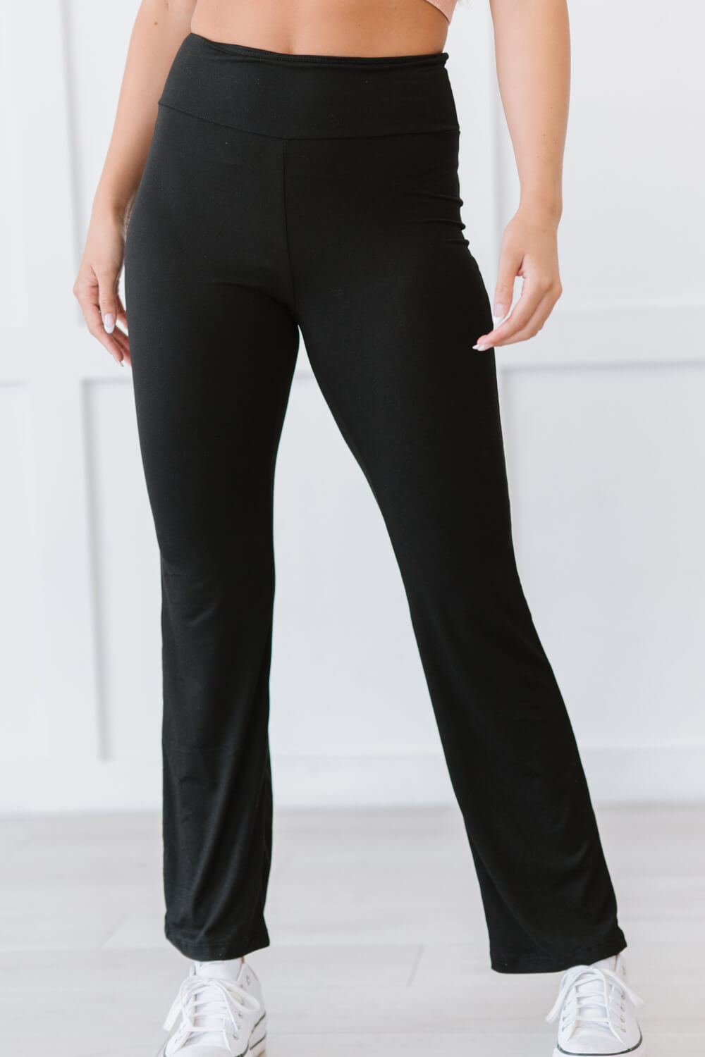 Zenana Best Shot Full Size High-Waist Flare Yoga Pants