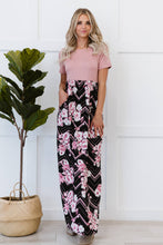 Load image into Gallery viewer, P &amp; Rose Love Deeply Full Size Two-Tone Floral Maxi Dress
