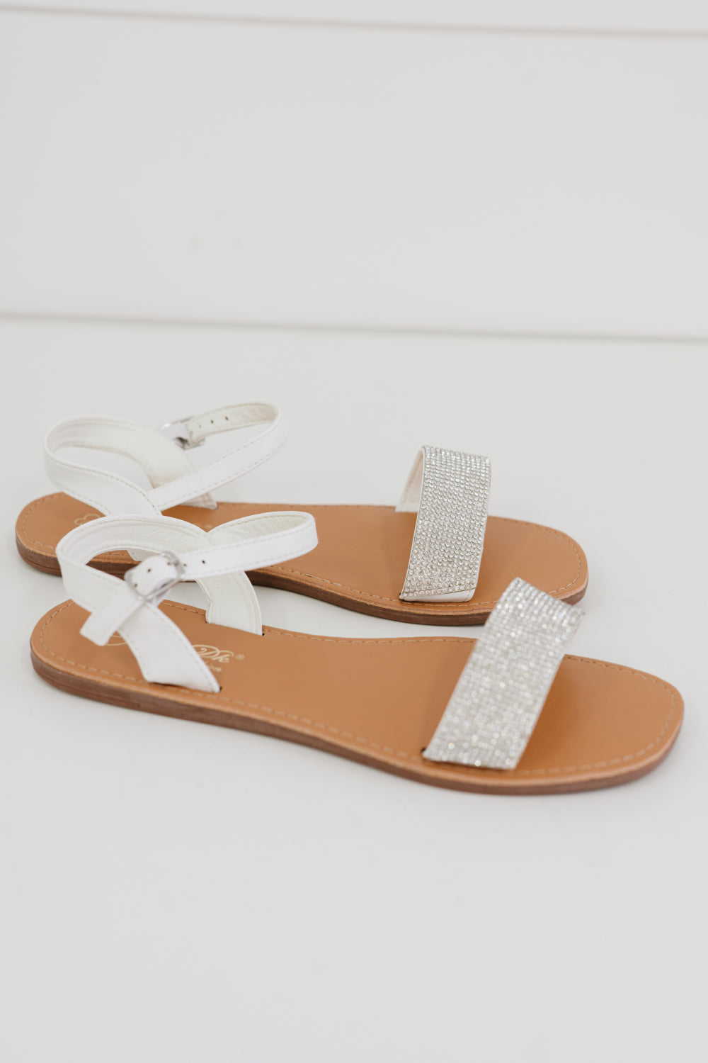 DDK The Extra Mile Rhinestone Sandals