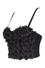 Load image into Gallery viewer, Flower Embellishment Spaghetti Strap Bustier
