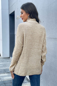 Chunky Knit Turtleneck Sweater